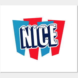 The Nice List - Vintage Retro Icee Logo Posters and Art